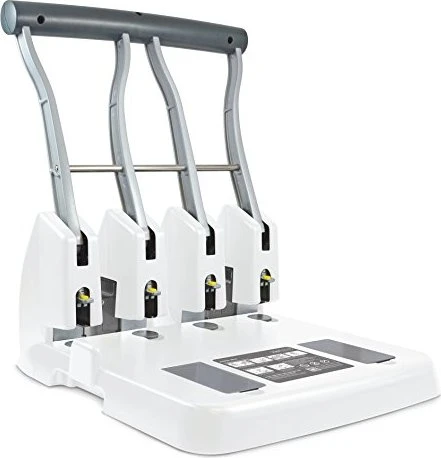 Rapesco ECO P4400, 1407 4-Fach Registraturlocher, soft weiß