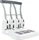 Rapesco ECO P4400, 1407 4-Fach Registraturlocher, soft weiß (1407)