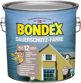 Bondex Dauerschutz-Farbe schneeweiß, 2.5l