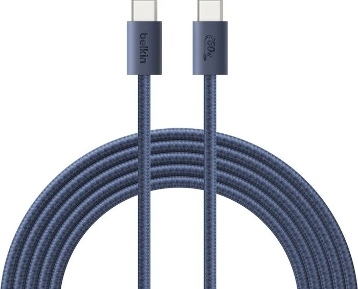 Belkin BoostCharge USB-C-Ladegerät + USB-C/USB-C-Kabel (30W) blau