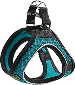 Hunter Hilo Comfort Geschirr für kleine Hunde mit Netzmaterial und reflektierenden Elementen, XS, türkis