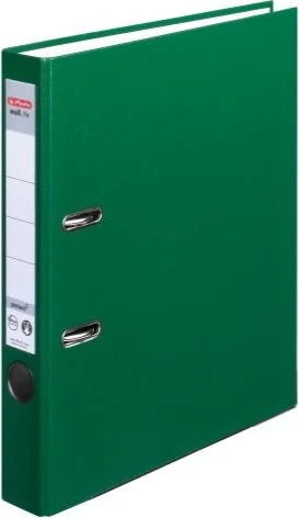 Herlitz maX.file protect Ordner 2-Ring, 50mm, A4, grün, 5er-Pack