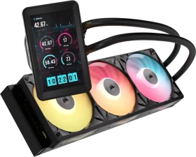 Corsair iCUE LINK Titan II 360 RX LCD, schwarz