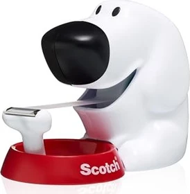 3M Scotch Klebeband-Abroller Dog, weiß