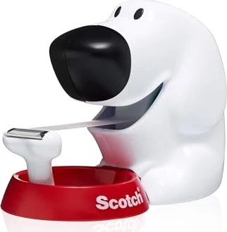 Scotch Tischabroller Dog weiß