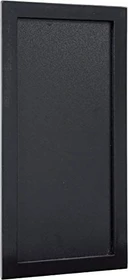 Securit Woody, Kreidetafel schwarzer Rahmen, schwarz, 20x40cm
