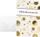 Sigel Glückwunschkarten Motiv Golden Bubbles Universalpapier weiß, 115x170mm, 250g/m², 10 Blatt (DS106)