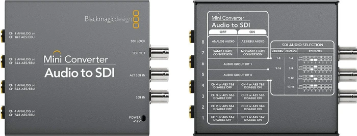 Blackmagic Design MiniConverter Mini Converter Audio to SDI
