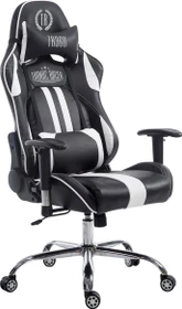 CLP Racing Limit V2 Kunstleder Gamingstuhl, schwarz/weiß
