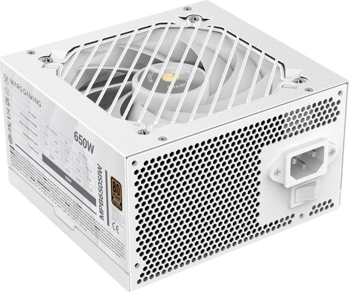 Mars Gaming ALIMENTATION ATX MARS GAMING MPB-SI - 650W (BLANC)