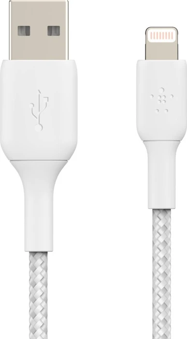 Belkin BoostCharge Braided USB-A to Lightning 3.0m weiß