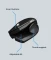 Contour Design UniMouse kabellose Vertikale Maus, schwarz matt, Rechtshänder, USB/Bluetooth Vorschaubild