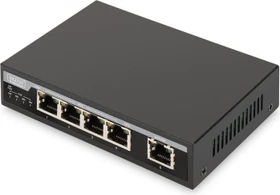 Digitus Professional DN-953 Desktop Switch, 5x RJ-45, 62W PoE+