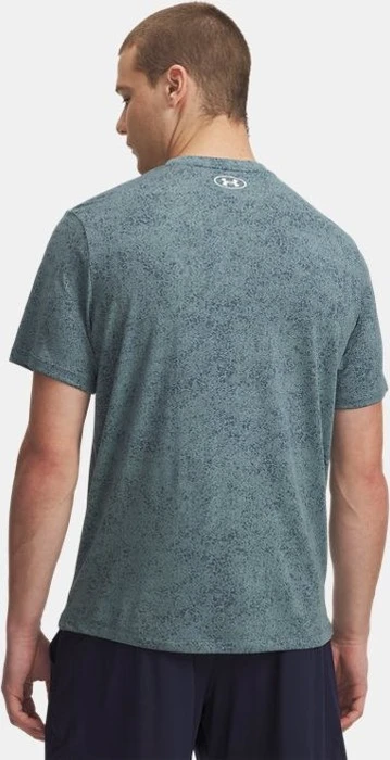 Under Armour Tech Funktionsshirt kurzarm jasper blue/white (Herren)