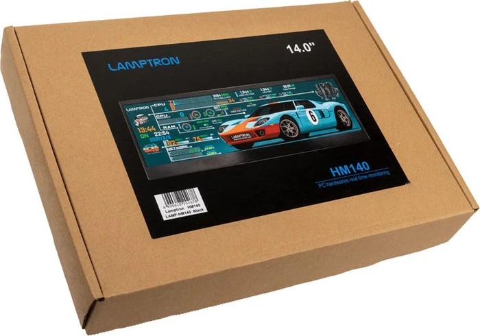 Lamptron HM140 Hardware Monitor, 14"
