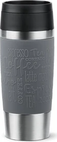 Emsa Travel Mug Classic Coffee and Tea Isolierbecher 360ml pfeffergrau