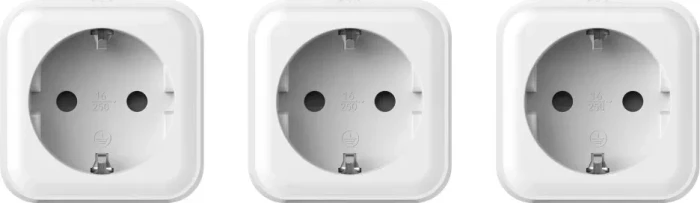 Hama Smart Plug, 3680W, Typ F, Smart-Steckdose, 3er-Pack