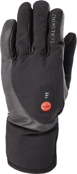 Sealskinz Beheizte Fahrradhandschuhe schwarz