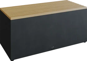 OFYR Garden Bench Black Gartenbank schwarz