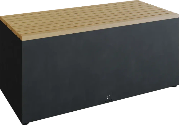 OFYR Garden Bench Black Gartenbank schwarz