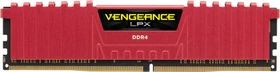 Corsair Vengeance LPX rot UDIMM 4GB, DDR4-2400, CL14-16-16-31 (CMK4GX4M1A2400C14R)