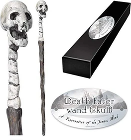 The Noble Collection Harry Potter Death Eater Wand (Skull)