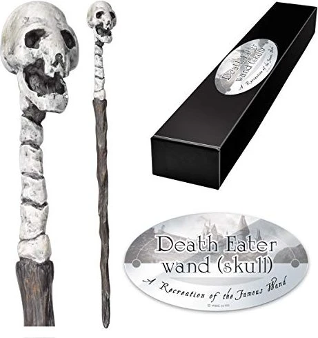 The Noble Collection Harry Potter Death Eater Wand (Skull)