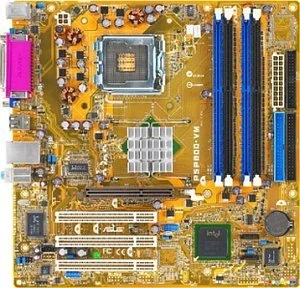 ASUS P5P800-VM (dual PC-3200 DDR)