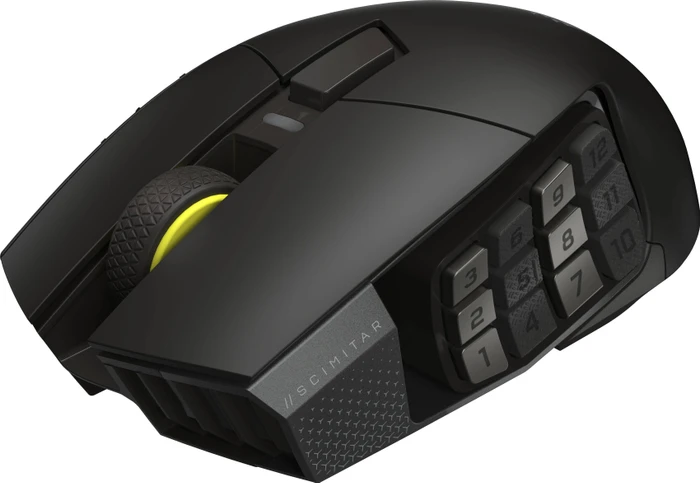 Corsair Scimitar Elite Wireless SE MMO, Gun Metal schwarz, USB/Bluetooth