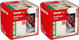 fischer DuoPower 12x60 Universaldübel, 12x60mm, 25 Stück