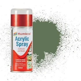 Humbrol Acrylic Spray Paint 80 grass green matt, 150ml
