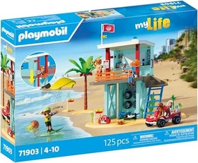 playmobil My Life Rettungsturm mit Beach buggy
