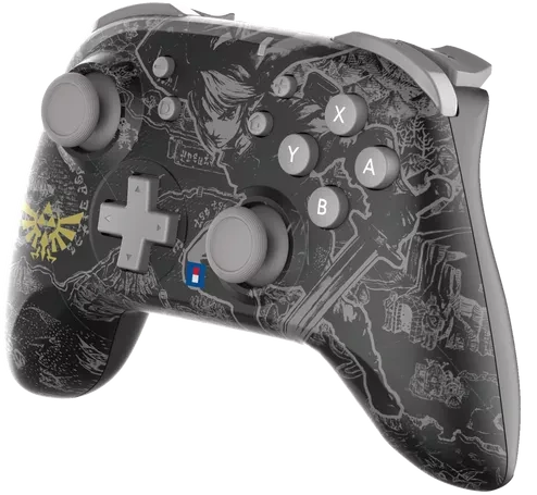 Hori Horipad Wireless Controller The Legend of Zelda Edition schwarz/grau/gold (Switch)