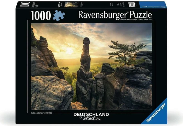 Ravensburger Puzzle Erleuchtung Elbsandsteingebirge