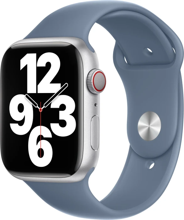 Apple Sportarmband Regular für Apple Watch 45mm schieferblau