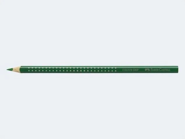Faber-Castell Colour Grip Buntstift olivgrün, 12er-Pack