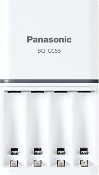 Panasonic eneloop Smartplus Charger BQ CC55 + 4x eneloop AA 2000mAh