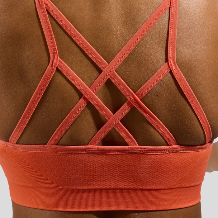 Odlo Seamless Soft Sport-BH living coral/grey melange (Damen)