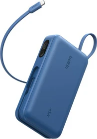 Belkin UltraCharge Powerbank mit integriertem Kabel (36 cm) 20K blau