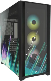 Corsair iCue 5000X RGB Signature Series Shift, schwarz, Glasfenster