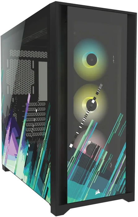 Corsair iCue 5000X RGB Signature Series Shift, schwarz, Glasfenster