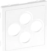 Legrand Valena Life Abdeckung für TV-R-SAT-SAT Einsatz ultraweiß