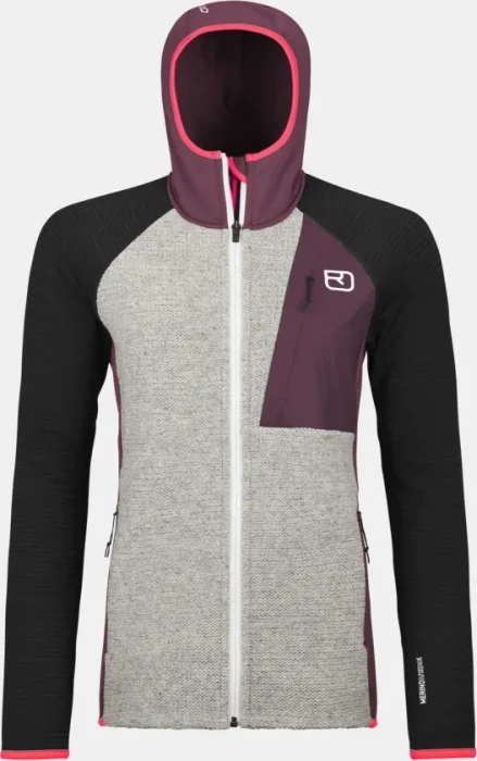 Ortovox Fleece Light GP Classic Knit Hoody Funktionsjacke mountain rose (Damen)