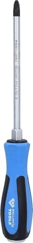 Brilliant Tools Kreuzschlitz Schraubendreher mit Schlagkappe, PH3x150mm