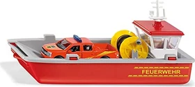 SIKU Super Feuerwehr Arbeitsboot