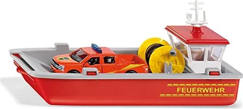 SIKU Super Feuerwehr Arbeitsboot