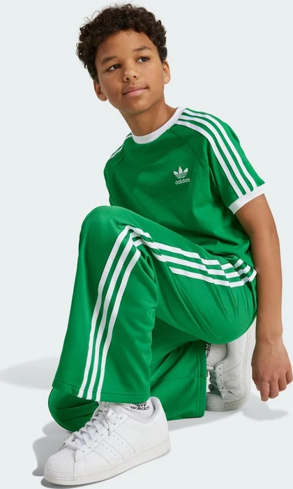 adidas 3-Streifen T-Shirt kurzarm grün (Junior)