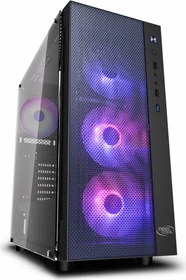 DeepCool Matrexx 55 Mesh ADD-RGB 4F, schwarz, Glasfenster
