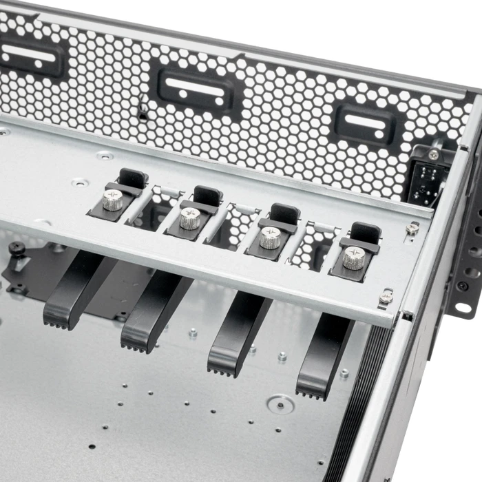 SilverStone RM4A, Rackmount Storage, grau/schwarz, 4HE, ATX