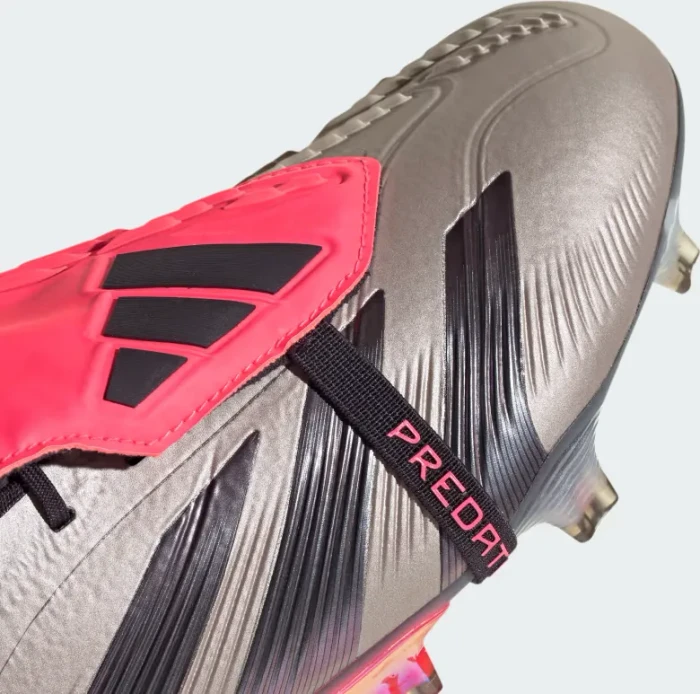 adidas Predator Elite Fold-Over Tongue FG platinum metallic/aurora black/carbon